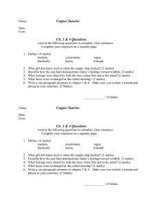 Ch. 3 & 4 Questions