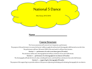 National 5 Dance