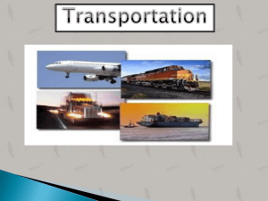 Introduction of Transportation