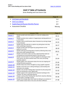 Unit 5 Mini Lesson 2 - Woodburn School District