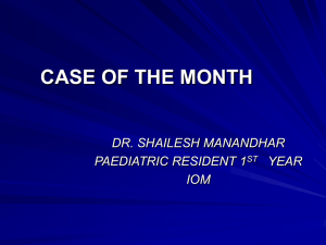 CASE OF THE MONTH