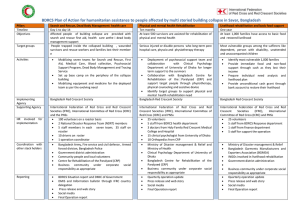 BDRCS PoA for humanitarain assistance to people affected in Savar