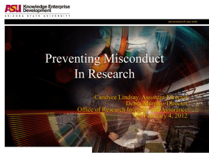 Recognizing, Reporting and Avoiding Research