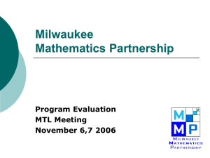 MMP Issues - University of Wisconsin–Milwaukee