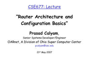 Router - Ohio Supercomputer Center
