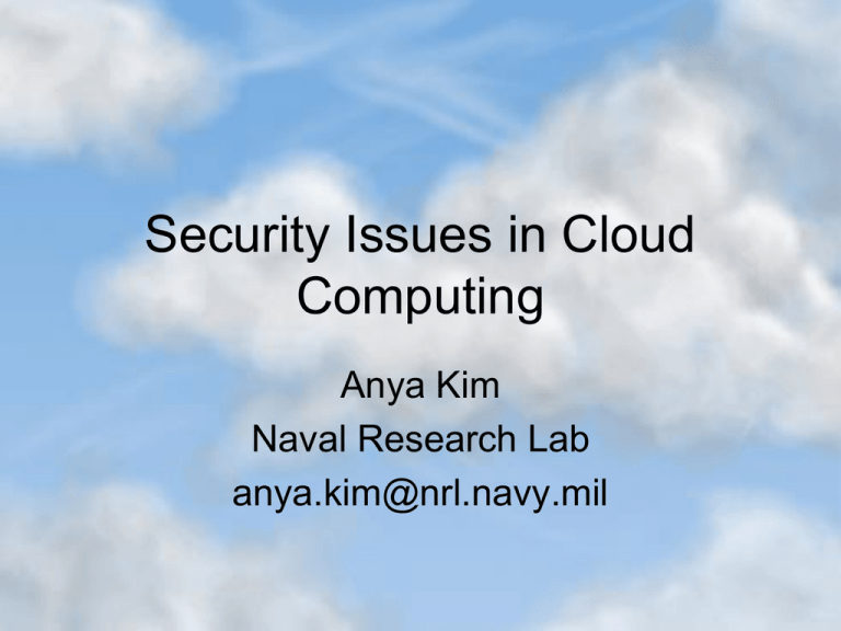 security-issues-in-cloud-computing