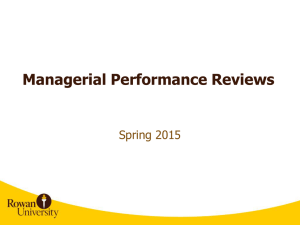 Performance Review Training Presentation