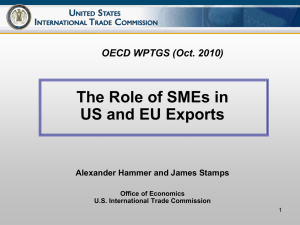 US-EU SME Data Comparisons