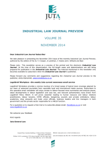 industrial law journal preview