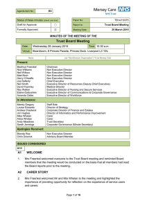 January 28th 2015 - Mersey Care NHS Trust