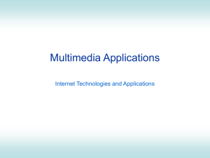Multimedia Applications - School of ICT, SIIT, Thammasat University