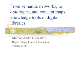 From semantic networks, to ontologies, and concept maps