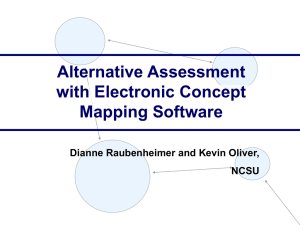 Alternative Assessment with Electronic Concept Mapping