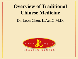 Origin of Traditional Chinese Medicine