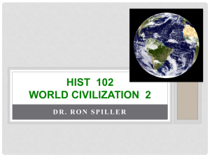 Hist 101.004 World Civilization I