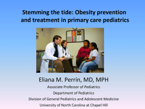 Body Mass Index Charting: Useful Yet Underused in the Pediatric