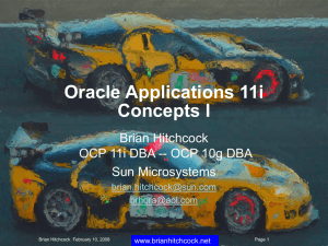 Oracle Applications - Brian R. Hitchcock