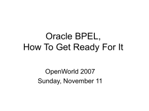 Workflow to BPEL