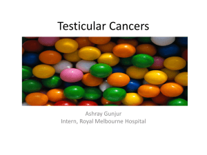 Testicular Cancers