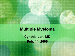 Multiple Myeloma