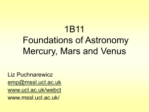Mercury, Mars, Venus
