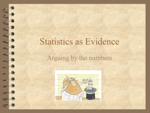 Statistics as Evidence PPT