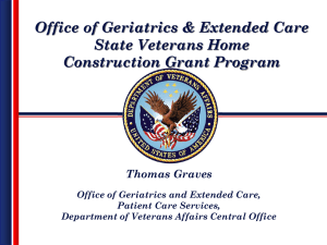 FY 2010 Priority List - National Association of State Veterans Homes