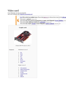 A video card