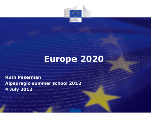 Europe 2020 - Alpeuregio