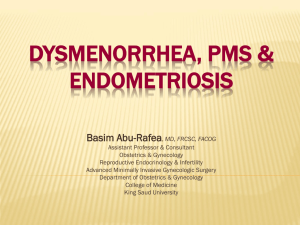 dysmenorrhea & endometriosis