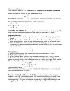 1-12 Aldehydes and Ketones note
