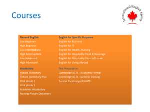 Courses - International English