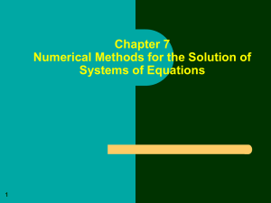 Chapter 6 Numerical Methods for Ordinary Differential Equations