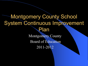 School Improvement Plan FY2012 Presentation