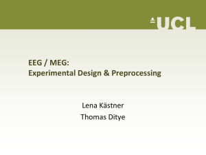 Design & Preprocessing for EEG / MEG