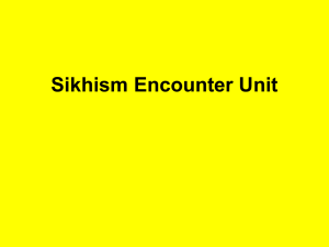 KS2 Sikhism encounter planning