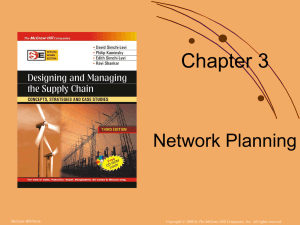 Chapter 3: Network Planning - McGraw Hill Higher Education