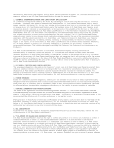 Terms and Conditions - US Real Estate Lead Masters