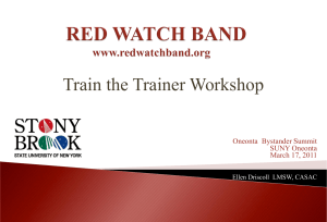 red watch band