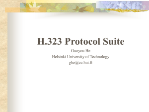 H.323 Protocol Suite