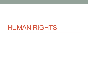 Human Rights - University of Maine System