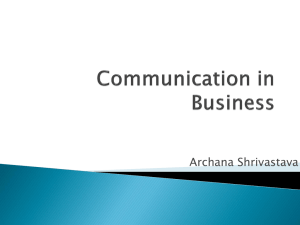 Informal Communication