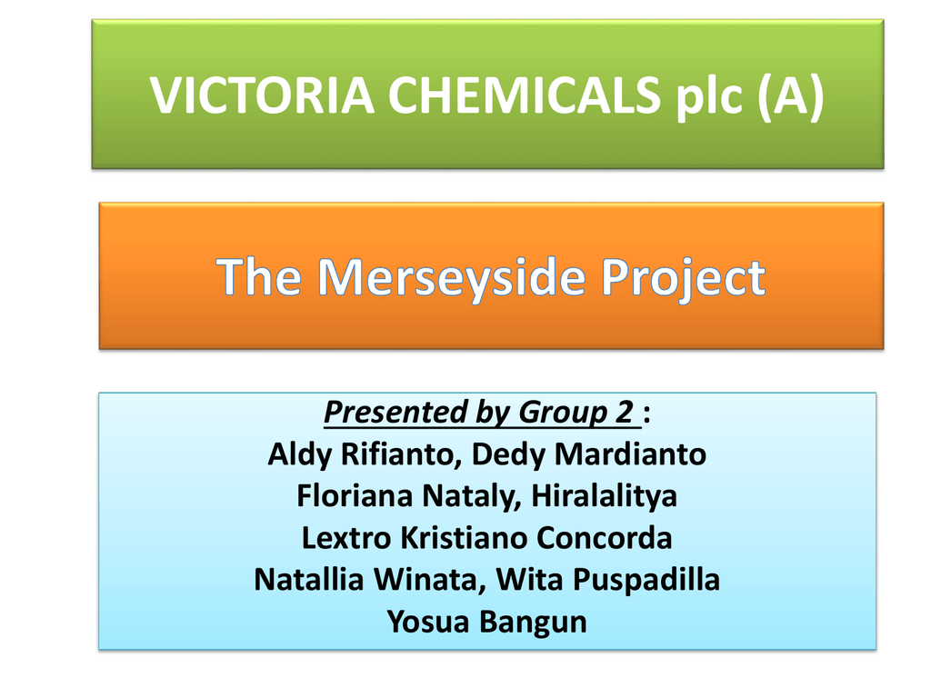 victoria chemicals plc a case solution