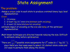 State Assignment