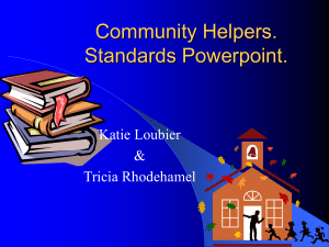 Community Helpers. - Wright State University