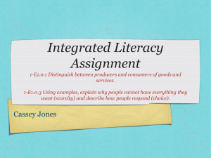 Integrated Literacy Assignment