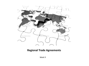 Regional Trade Agreements (RTAs)