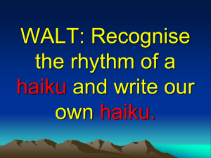 Haiku - Primary Resources