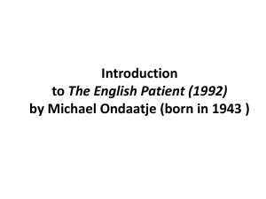 Introduction to The English Patient (1992)
