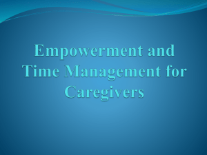 Empowerment and Time Management for